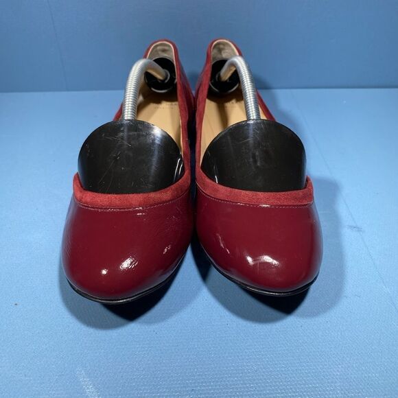 Cole Haan N3632 Women's Red Avery Patent Leather Ballet Flats Size 6,5 - Picture 3 of 8